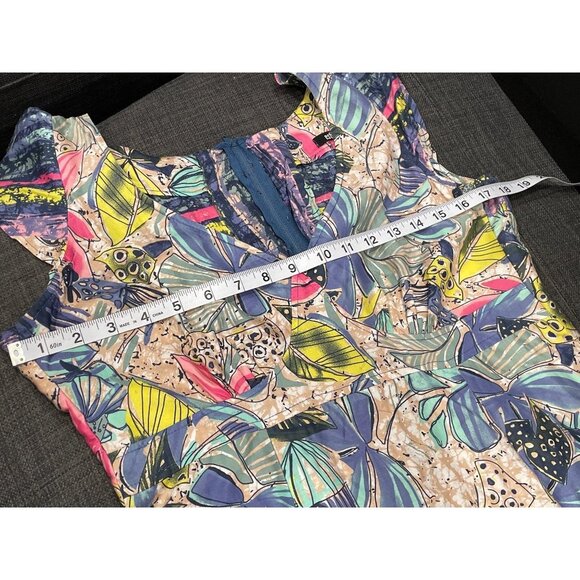 Estilo K Multicolor Cap Sleeve V Neck Maxi Dress - Picture 6 of 8